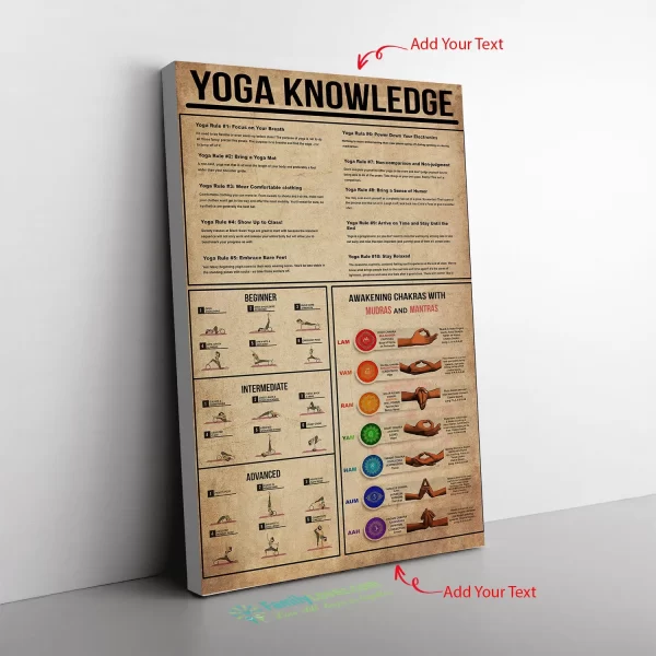 Yoga Yoga Canvas Knowledge Canvas Wall All Size